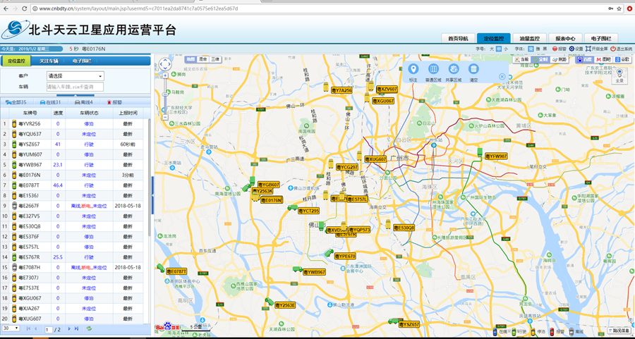 运输车辆GPS跟踪系统